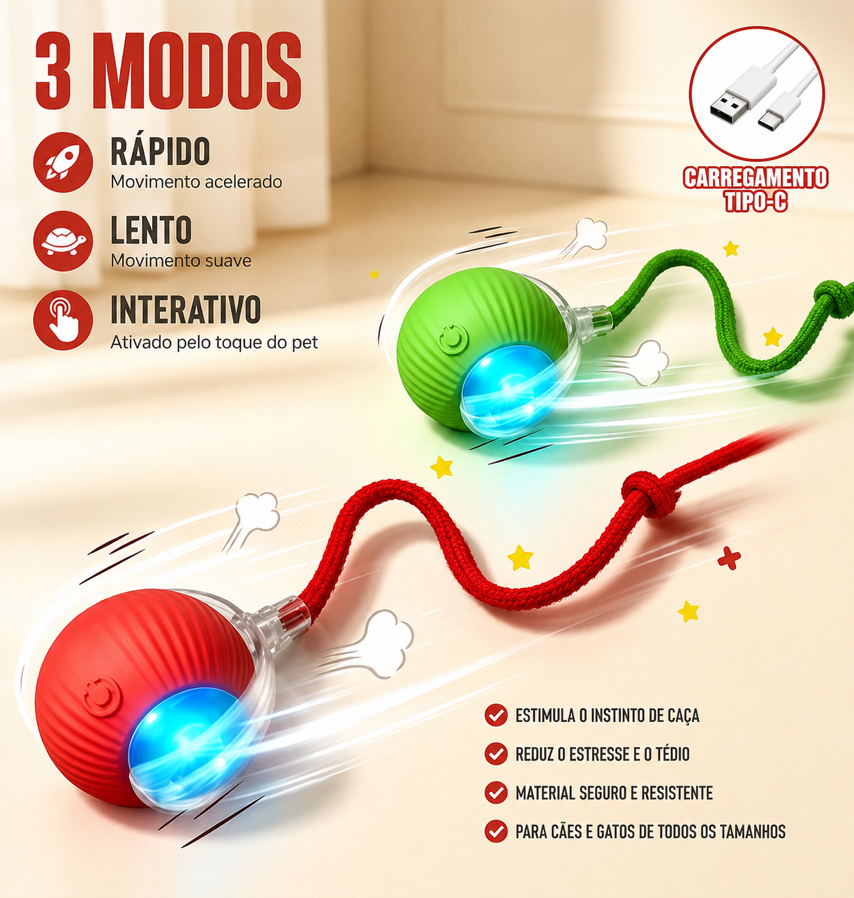 Bola Interativa Pelaria — Diversão Inteligente Para o Seu Gato