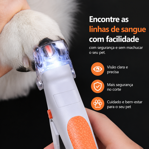 Cortador de Unha LED Pelaria — Corte Sem Medo, Sem Sangue
